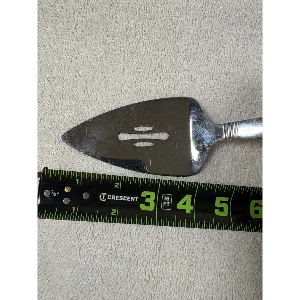 Oneida Stainless Steel Pierced Pie Cake Server Dessert Serving Utensil 10